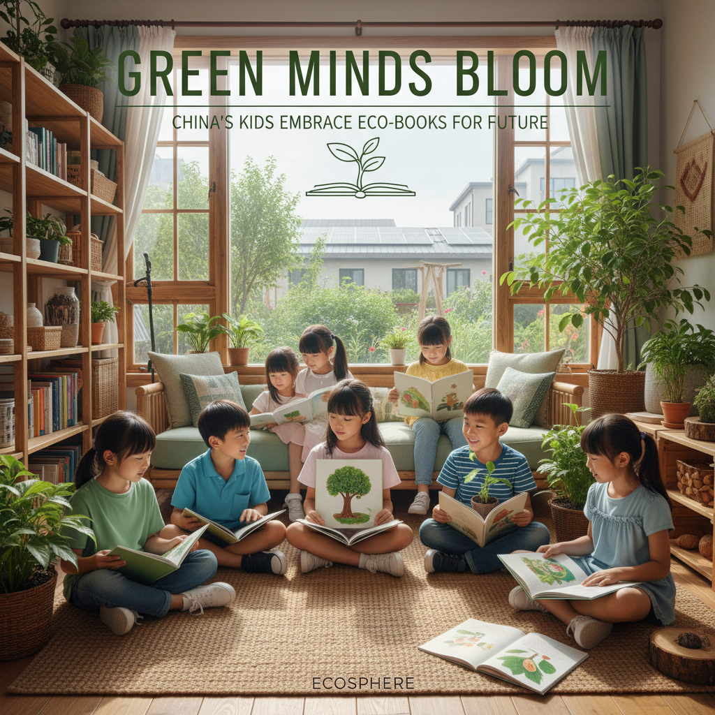 Green Minds Bloom: China's Kids Embrace Eco-Books for Future