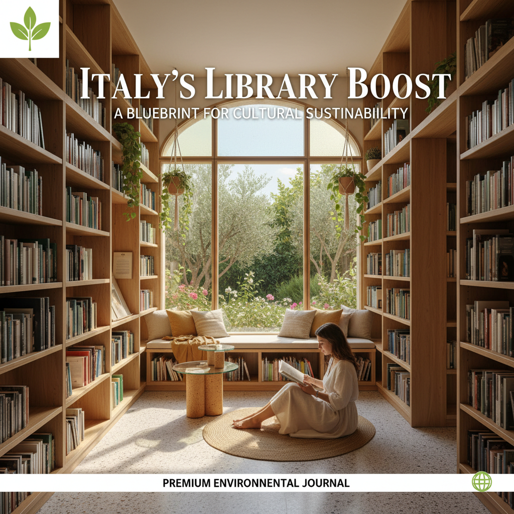 Italy's Library Boost: A Blueprint for Cultural Sustainability