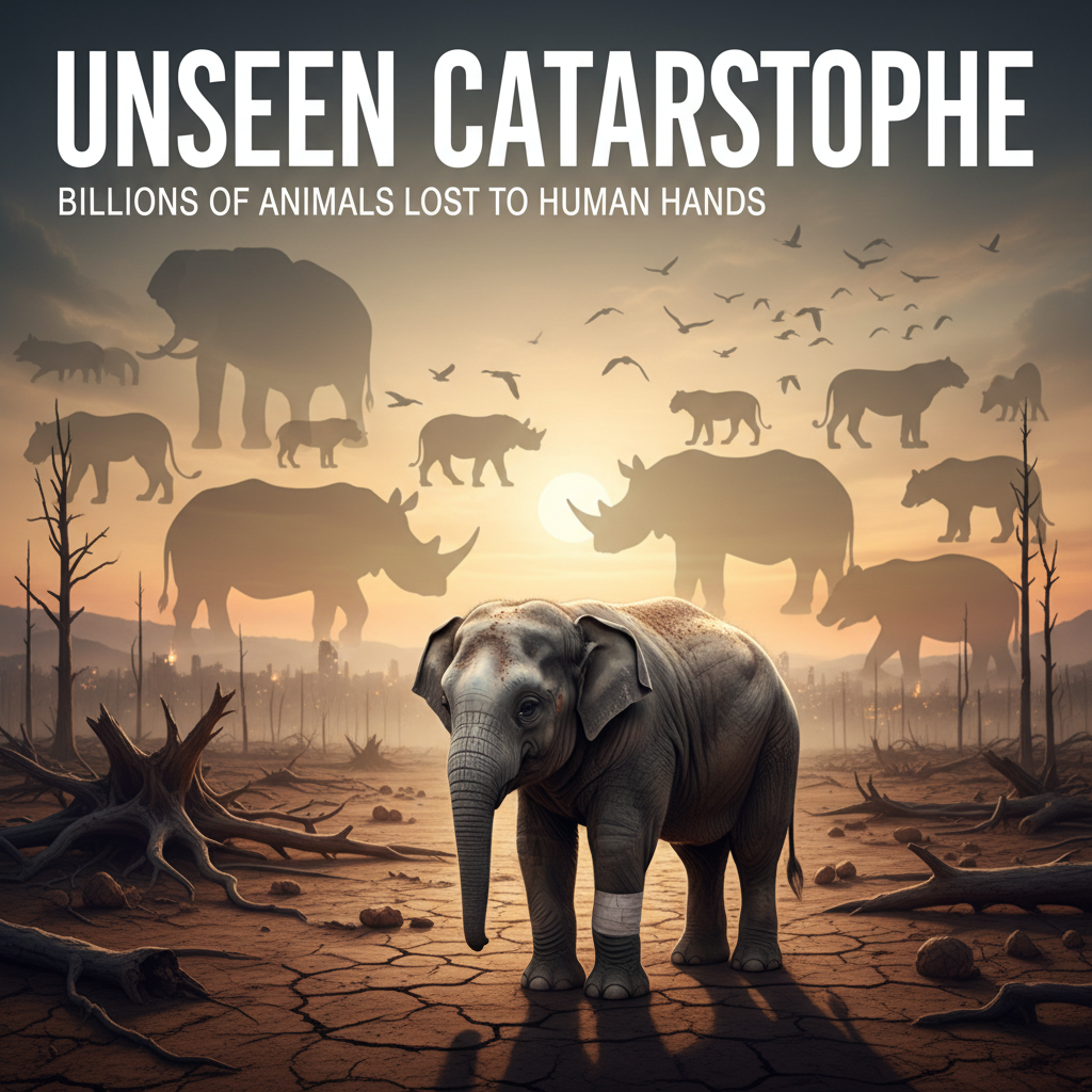 Unseen Catastrophe: Billions of Animals Lost to Human Hands