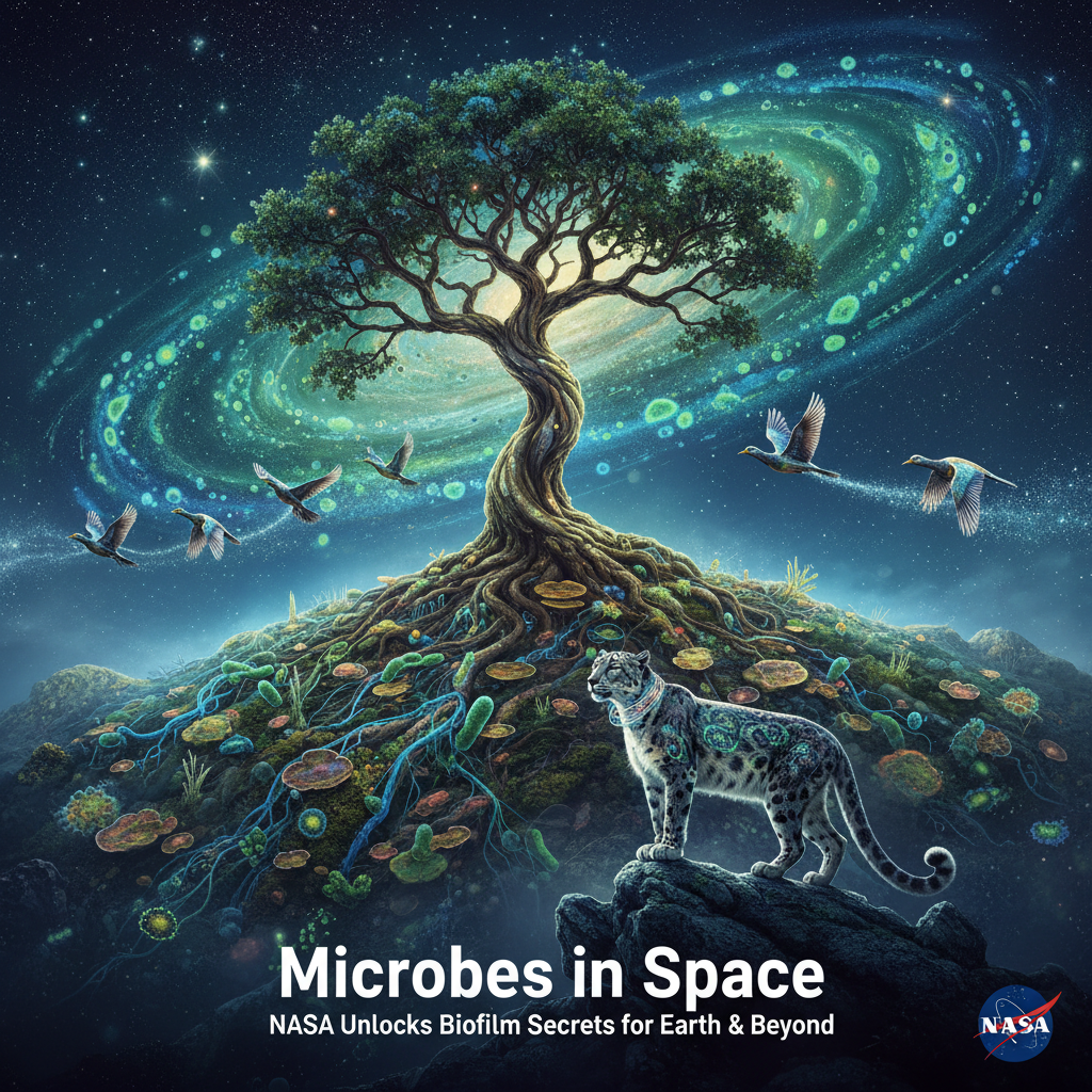 Microbes in Space: NASA Unlocks Biofilm Secrets for Earth & Beyond