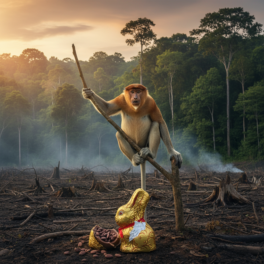 Easter's Bitter Secret: How Your Chocolate Fuels Deforestation