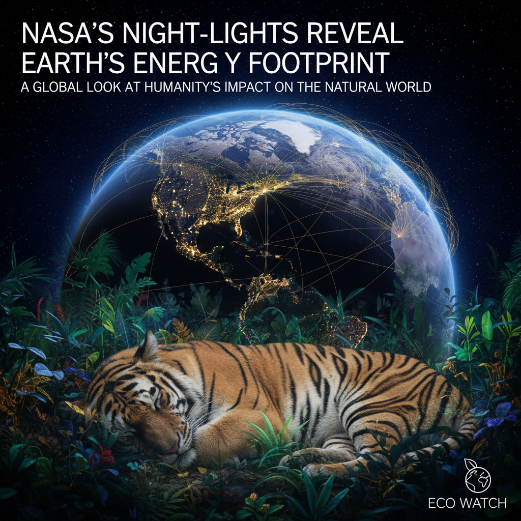 NASA's Night-Lights Reveal Earth's Energy Footprint