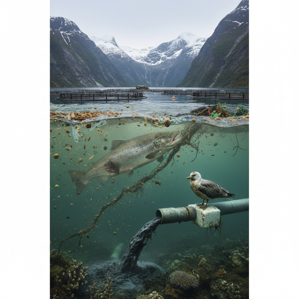Norway's Fjords Choking: Fish Farm Waste a 'Raw Sewage' Crisis