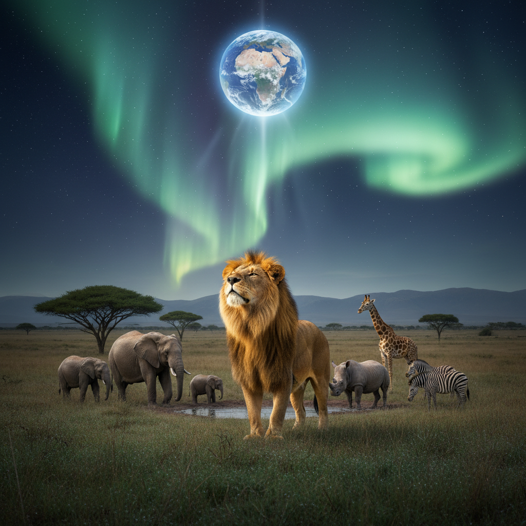 Cosmic Beacon: Earth's Glow Inspires Global Stewardship