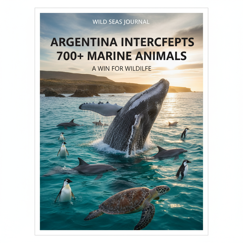 Argentina Intercepts 700+ Marine Animals: A Win for Wildlife