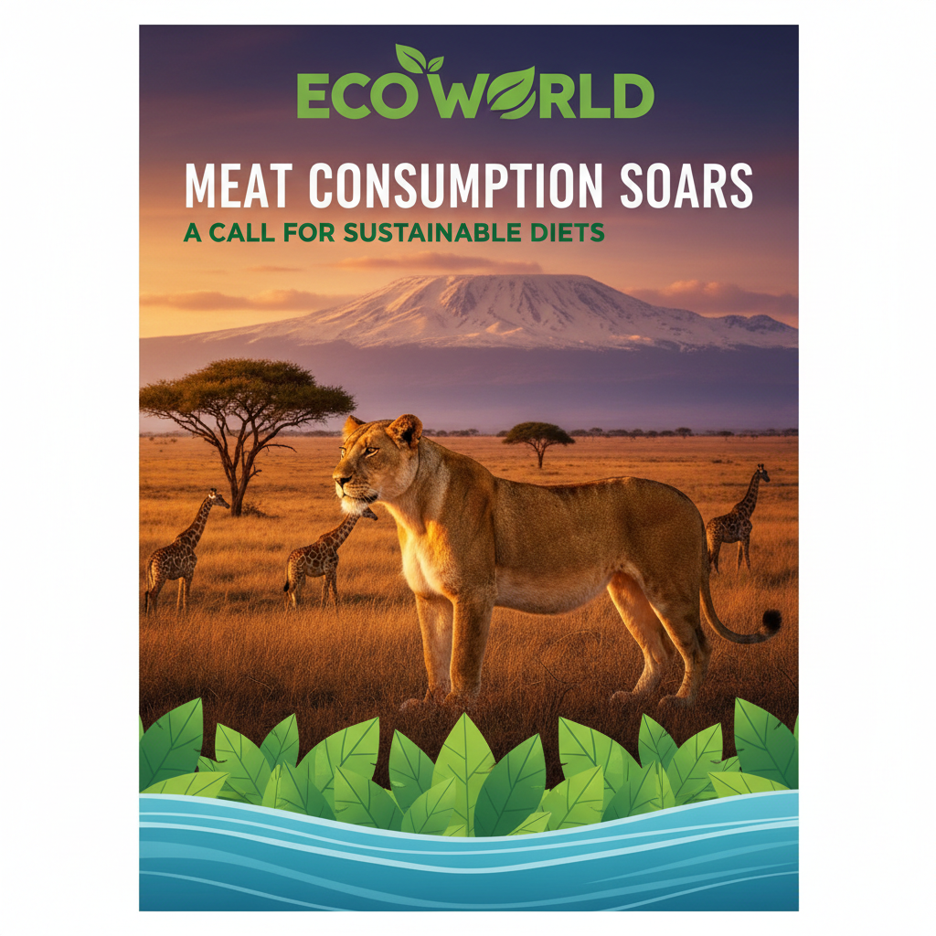 Meat Consumption Soars: A Call for Sustainable Diets
