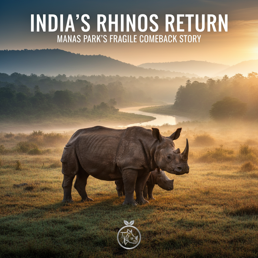 India's Rhinos Return: Manas Park's Fragile Comeback Story